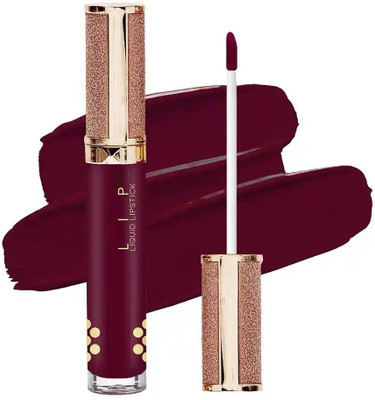 FLORERO Metallic Shine Multi Purpose Use Lipstick(Maroon, 8 ml)