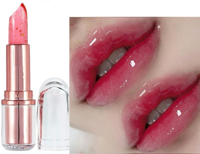 AFARAXIA best jelly moisturizing gel lipstick color change lipstick(pink, 3.6 ml)