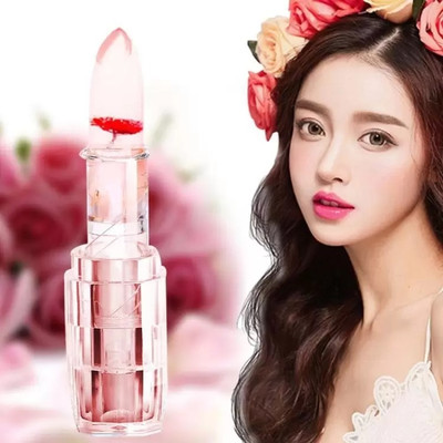 NADJA NEW Color Changing Waterproof Long Lasting Flower Lip Gloss(PINK, 3.6 g)