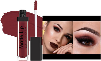Wonholli Smudge-proof, Non-transfer,Lightweight Lipstick(Maroon, 6 ml)