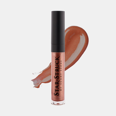 Star Struck By Sunny Leone Highly Pigmented Glossy and Non-Sticky Formula Liquid Lip Gloss(Bronze Beauty, 5.5 ml)