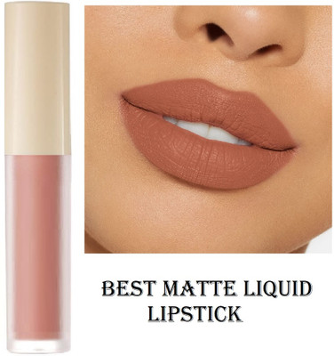Vyomiris BEST MATTE FINISH LIQUID LIPSTICK FOR ALL SKIN TONE(BROWN, 4.5 ml)