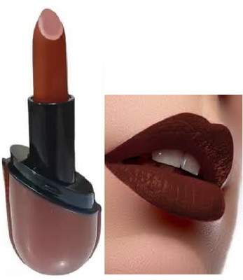 Luipui brown matte finish lipstick pack of 1 awesome and long lasting(brown, 6 g)