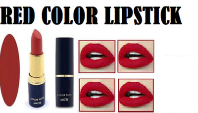Luipui NEW LATEST SHADES RED COLOR MATTE CRAYON LIPSTICK PACK OF 1(RED, 3.5 g)