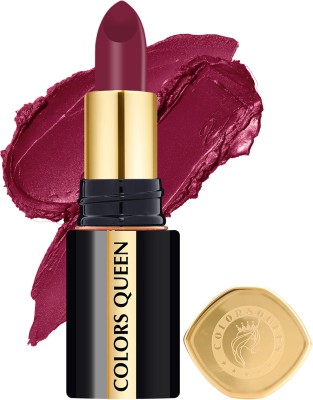 COLORS QUEEN Luxury Matte Long Lasting Non Transfer Lipstick(07 - Cranberry, 4 g)