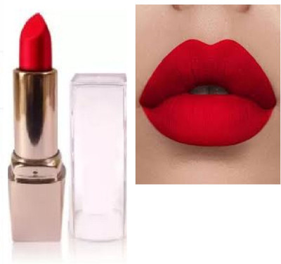 Luipui waterproof awesome red matte lipstick pack of 1(red, 6 g)