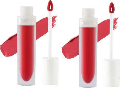 ADJD Combo Matte Liquid Non-Transfer & Waterproof Lipstick for Women Russioan red(Russioan red, 9 ml)