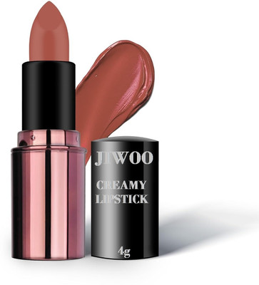 Jiwoo Matte Creamy Lipstick | Non-drying, Highly pigmented(ROEWOOD, 4 g)