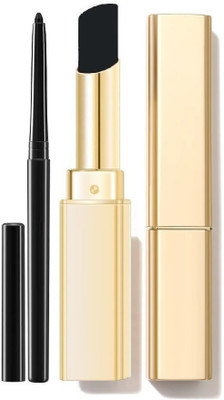 SEUNG PROFESSIONAL MAKEUP SET BLACK LIPSTICK WITH LIP LINER(BLACK, 5 g)