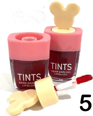 GALEMAX Dear Darling Water Lip Tint Ice Cream with Minerals Long Lasting red 05(RED, 4.5 ml)
