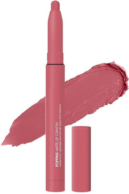 EVERERIN Matte Matte Lip Crayon Lipstick Enriched with Jojoba Oil & Vitamin E-03(PEACH HIGH, 3 g)
