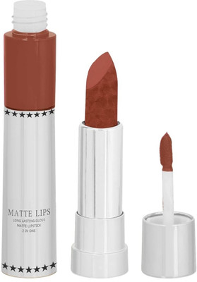 AFARAXIA HIGEST QUALITY MATTE FINISH WATER PROOF & LONG LASTING LIQUID LIPSTICK(CHOCOLATE BROWN, 8 ml)
