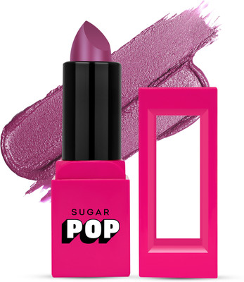SUGAR POP Satin Matte Luxe Lipstick 04 Orchid - Long-wearing | Full Coverage(Purple, 3 g)
