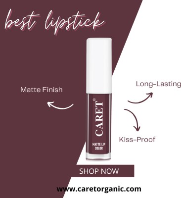 Caret Liquid Mini Matte Lipstick | Smudge Proof And Long Lasting |Sulfate Free(Maroon, 2 ml)