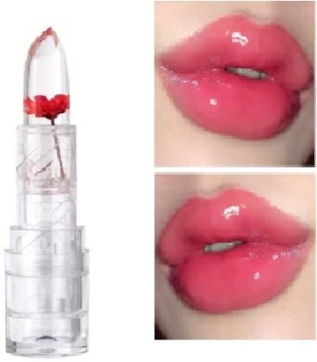 VMC KINSILK SOFT Waterproof Flower Lipstick Jelly Transparent(PINK, 20 ml)