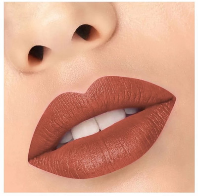 tanvi27 smooth matte finish water proof long wear lipstick(dark brown, 3 ml)