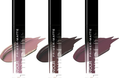 INOUR Primer+Matte Liquid Lipstick-10.5 gm (3.5gm x 3) (Set of 3 Purple Shade,10.5 gm)(Purple Shade, 10.5 g)