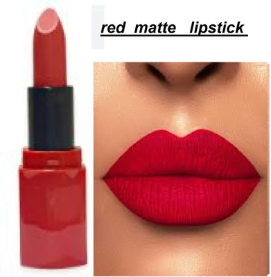Luipui best stylish red crayon matte look lipstick waterproof(red, 6 g)