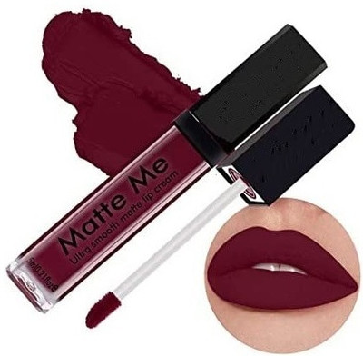 Wonholli Ultra Smooth Matte Lip Liquid Lipstick(Maroon, 6 ml)