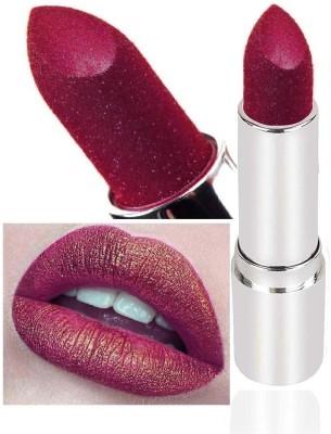 tanvi27 New Diamond Sine Metallic, Long Lasting Shinning Light Maroon lipstick(Maroon, 3.8 g)