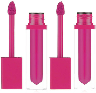 MYEONG Pink Color Non Drying Smudge Proof Matte Liquid Lipstick(Pink, 12 ml)