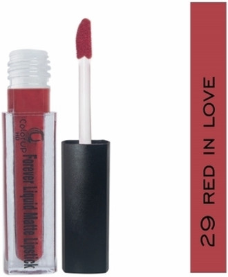ColorUp Forever Matte Liquid Lipstick(29 Red In Love, 2.5 ml)