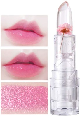 ADJD Magic Change Temperature Mood Lipstick Moisturizer Jelly Flower Lipstick(PINK FLOWER, 3.5 g)