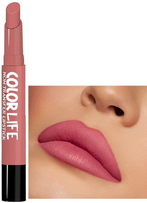 Yuency MATTE FINISH LIPSTICK WATER PROOF AND SMUDGE PROOF(Warm Paech, 2 g)