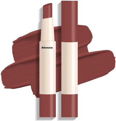 AFARAXIA Ultra Pigmented Crayon Matte Lipstick(brown, 2 g)
