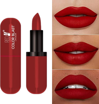 RED4 Full Color Blast Matte Lipstick Maroon Lip color for Lipstick for Girls(Red, 5 g)