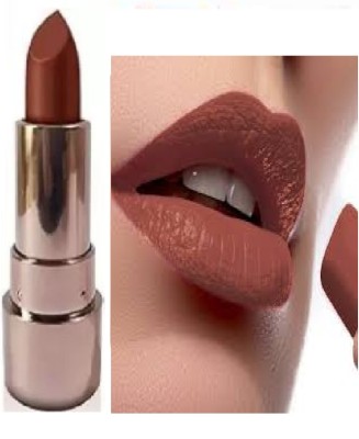 Luipui brown matte crayon lipstick waterproof pack of 1(brown, 6 g)