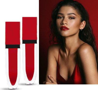 Emijun NON-TRANSFER WATERPROOF LONGLAST LIQUID LIPSTICK RED(deep red, 16 ml)
