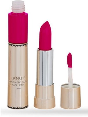 Arcanuy Lip Matte / 2 in 1 Long Lasting Matte pink Lipstick(pink, 8 g)