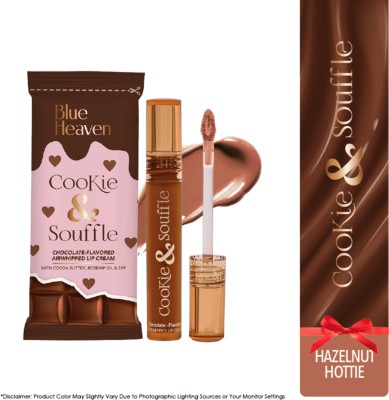 BLUE HEAVEN Cookie & Souffle Matte Lipstick for Women(Hazelnut Hottie, 4 ml)