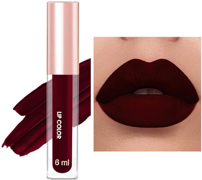 MYEONG Non Transfer Waterproof Long Last Liquid Matte Mini Lipstick(Maroon Touch, 6 ml)