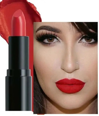 THTC Matte Velvet Finish Full Coverage Matte Long Lasting Lipstick(RED, 7 g)