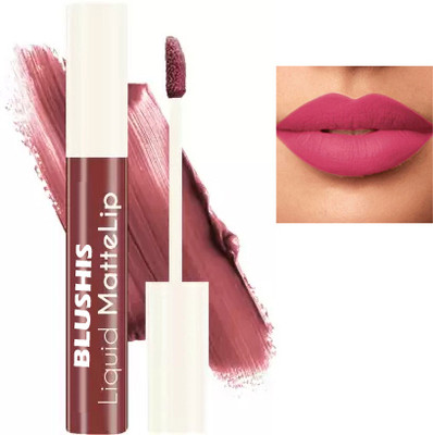 K3NTERPRISES Non Transfer Waterproof Longlasting Liquid Lipstick Combo Set of 1 pc(Bright, 6 ml)