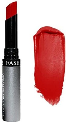 FASHION COLOUR Kiss Lip No Transfer Matte Lipstick Shade 75 Dull Red(Dull Red, 2.6 g)