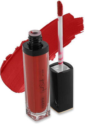 Inshine Liquid Suede Lipcolor Long-Lasting Matte Finish Non-Drying,Smudge -Proof Formula(603 RICH RED, 3.8 ml)