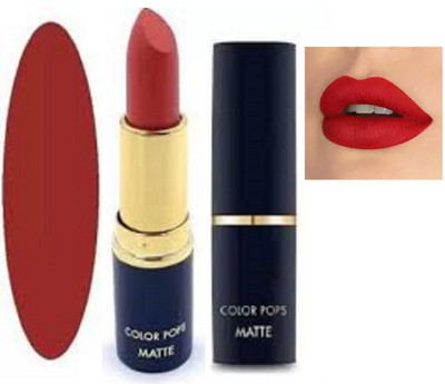 Luipui WATERPROOF MATTE CRAYON RED COLOR LIPSTICK PACK OF 1(RED, 3.5 g)