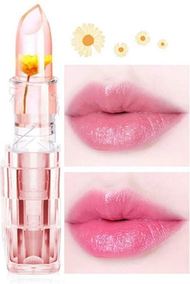 GABBU Red Flower Jelly Color Changing Lipstick(pink, 3.8 ml)