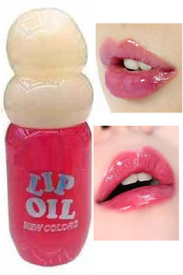 Luipui best red color change pink lip gloss pack of 1 waterproof(pink, 7 ml)