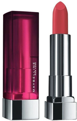 MAYBELLINE NEW YORK Color Sensational Creamy Matte Lipstick, 671 Heated Pink, 3.9g(671 Heated Pink, 3.9 g)