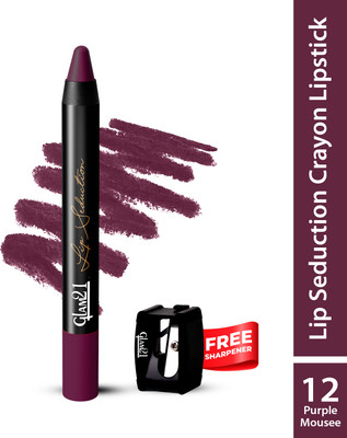 Glam21 Lip Seduction Non-Transfer Lipstick | Longlasting Creamy Matte Formula(Purple Mousse-12, 3.6 g)
