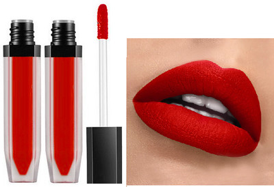 tanvi27 Combo Soft matte Smudge Proof Long lasting Liquid Matte Lipstick Blood red(Blood red, 16 ml)