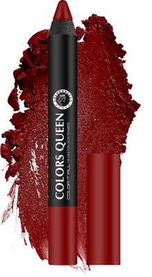 COLORS QUEEN Color It All Highly Pigmented Long Lasting Non Transfer Matte Crayon Lipstick(Dynamite Berry, 3.5 g)