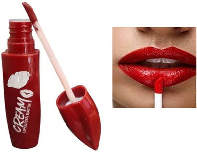 Luipui red lipstick in liquid pack of 1(red, 6 ml)