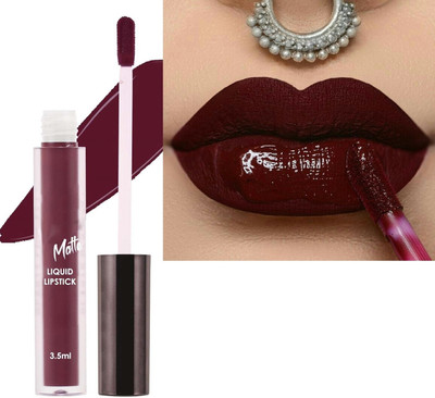 luzimaisa N_Long Stay Waterproof Longlasting Liquid Lipsticks Set 1 pc(Wine-Maroon, 3.5 ml)