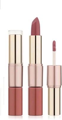 Luipui WATERPROOF 2 IN 1 MATTE LIGHT BROWN COLOR LIPSTICK(LIGHT BROWN, 7 ml)