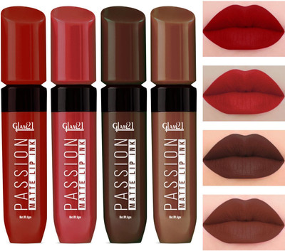 Glam21 Passion Matte Lip Ink Up to 12-hour color stay(Multicolor-16, 28 g)